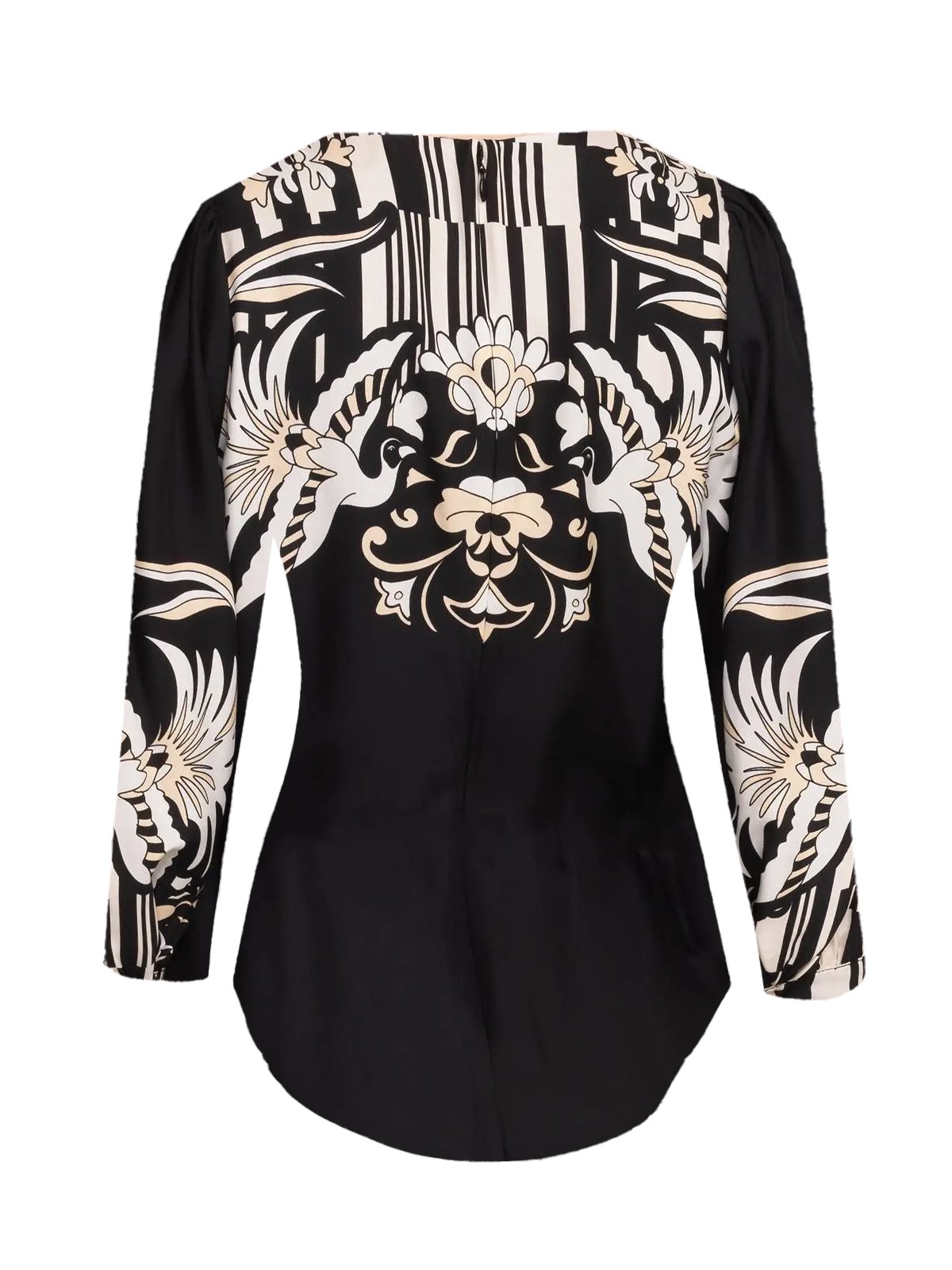 Women Round Neck Long Sleeve T-shirt