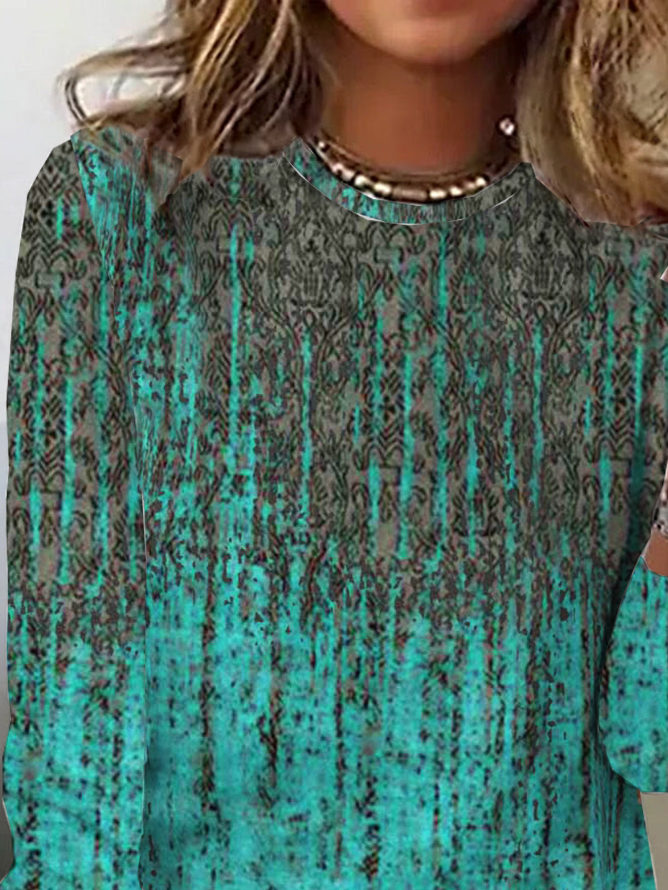 Loose Casual Ethnic T-Shirt