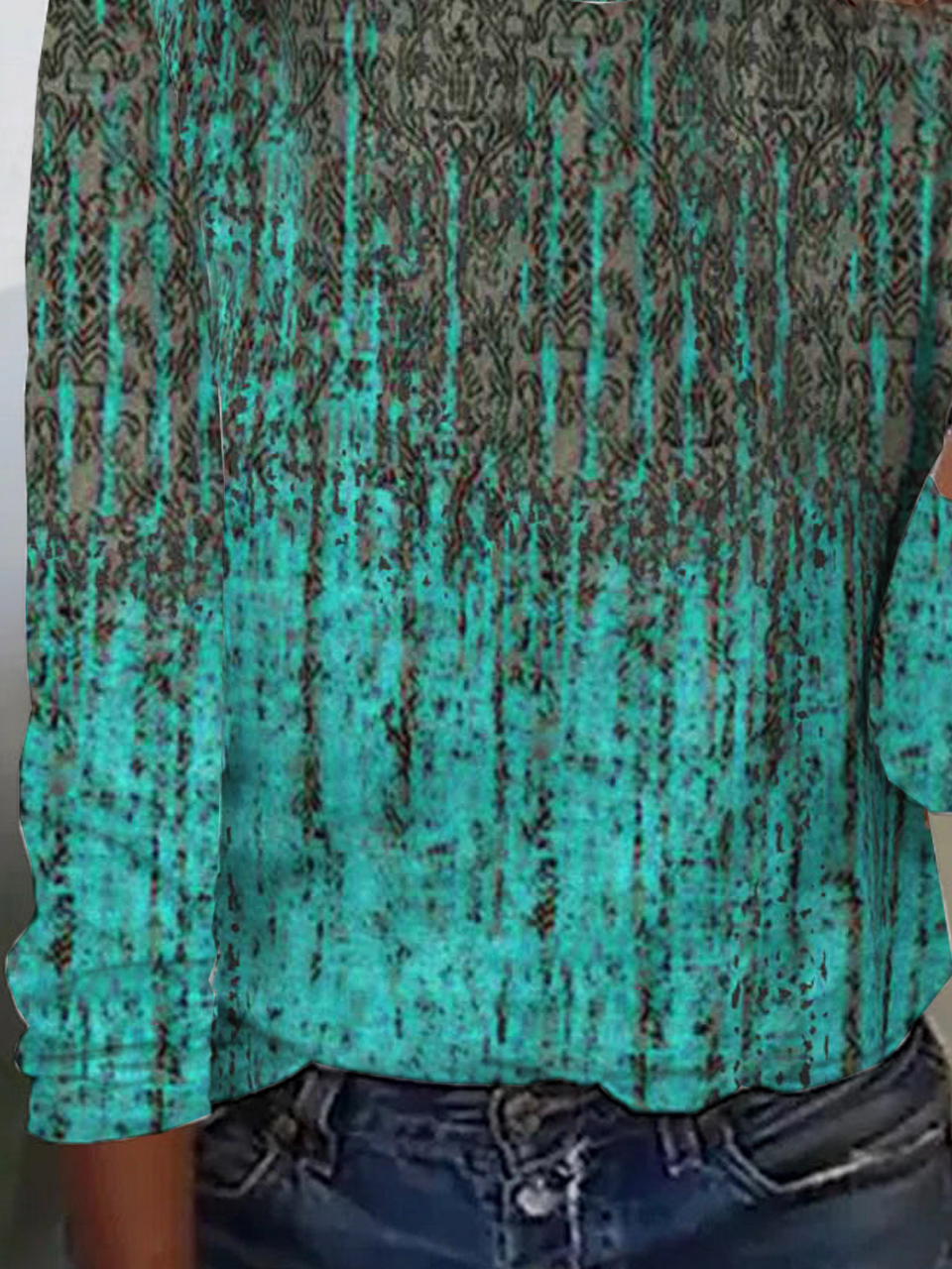 Loose Casual Ethnic T-Shirt