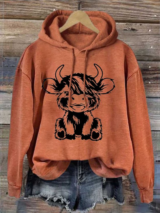 Loose Western Style Hoodie