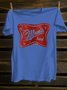 Cotton Western Style Loose Text Letters T-Shirt