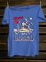 Text Letters Crew Neck Cotton Casual T-Shirt