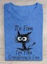 Cotton Casual Loose T-Shirt