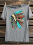 Ethnic Cotton Western Style T-Shirt