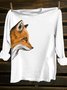 Crew Neck Western Style T-Shirt