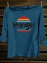 Western Style Cotton-Blend T-Shirt