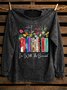 Western Style Crew Neck Sweatshirt