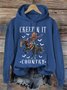 Creepin It Country Western Halloween Hoodie