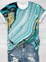 Random Print Casual T-Shirt