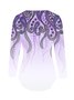 Women's Round Neck Pullover T-shirt