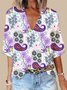 Women Printed Pullover T-shirt
