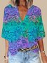 Women Printed Pullover T-shirt