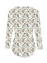 Women's Round Neck Pullover T-shirt