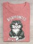 Cat disappointed but not surprised T-Shirt
