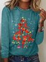 Cardinal Bird Christmas Casual Long Sleeve Shirt