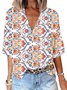 Women's Half Sleeve V Neck T-Shirt