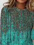 Loose Casual Ethnic T-Shirt