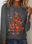 Cardinal Bird Christmas Casual Long Sleeve Shirt