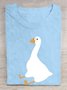 Loose Duck Casual Cotton T-Shirt