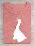 Loose Duck Casual Cotton T-Shirt