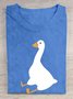 Loose Duck Casual Cotton T-Shirt
