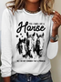Yes I Smell Like A Horse Horse Girl Farm Lover Casual Long Sleeve Shirt