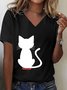 Women Printed Pullover T-shirt