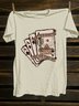 Crew Neck Western Style Scenery Cotton-Blend T-Shirt