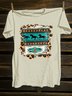 Western Style Loose Crew Neck T-Shirt