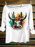 Western Style Crew Neck T-Shirt