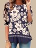 Women's Round Neck Long Sleeve T-shirt