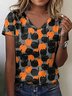 Women Printed Pullover T-shirt